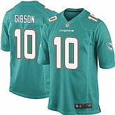 Nike Men & Women & Youth Dolphins #10 Gibson Green Team Color Game Jersey